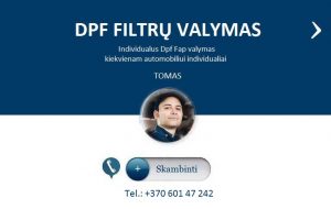 Kas geriausiai valo dpf filtrus?