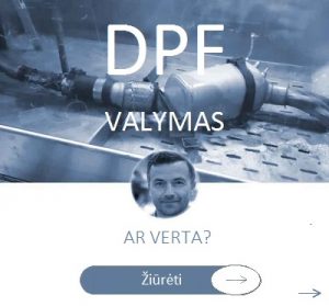 dpf suodziu filtru valymas