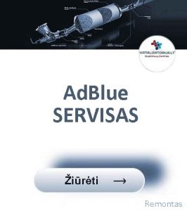 aDBLUE REMONTAS ISPROGRAMAVIMAS KEITIMAS